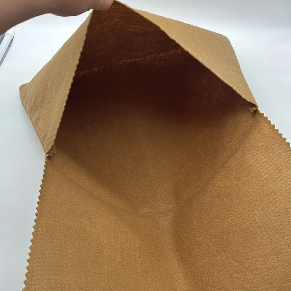 Louis Vuitton vintage logo Camel Felt dust bag